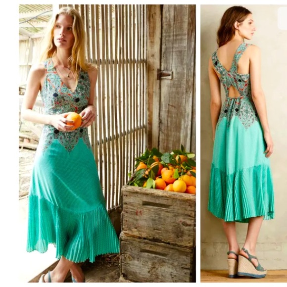 Anthropologie Dresses & Skirts - 🌟HP🌟 Anthropologie New Rare Unique Maeve Canyon Creek Dress Size 6.